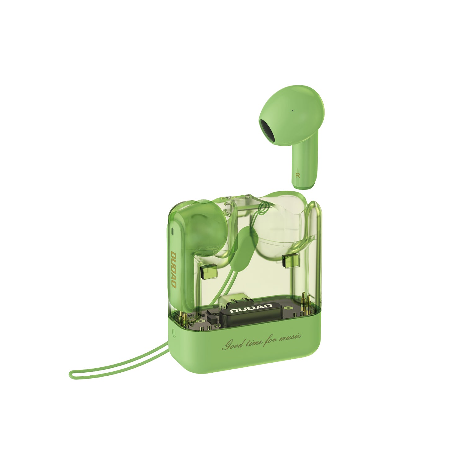 Dudao U18Pro Bluetooth 5.3 wireless TWS headphones, green - Carlat