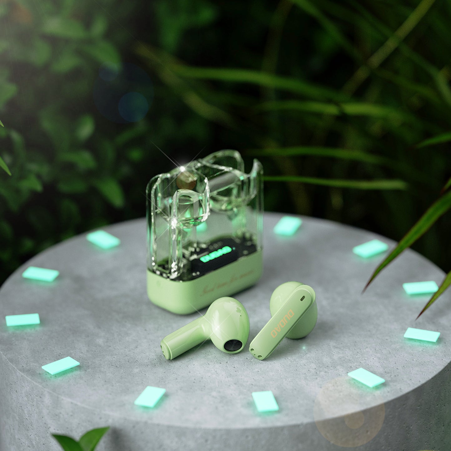 Dudao U18Pro Bluetooth 5.3 wireless TWS headphones, green - Carlat