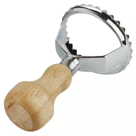Dumpling dough cutter, steel and wood, 6.5 x 10 cm, Kinghoff - Carlat