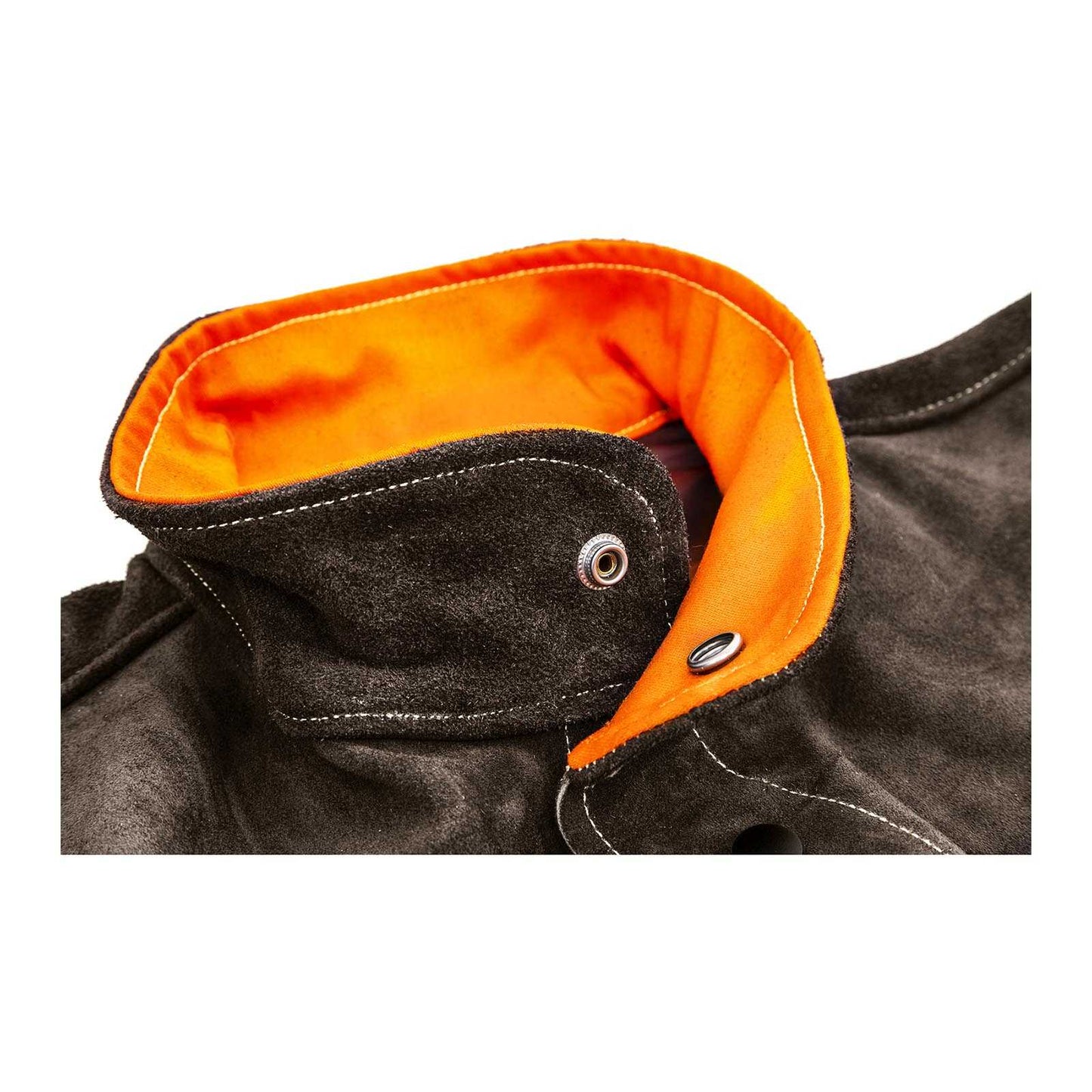 Durable leather protective welding jacket L - Carlat
