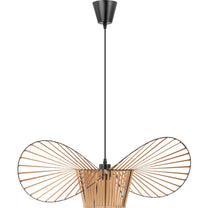 E27 1-point boho hanging ceiling lamp - hat - Carlat