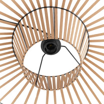 E27 1-point boho hanging ceiling lamp - hat - Carlat