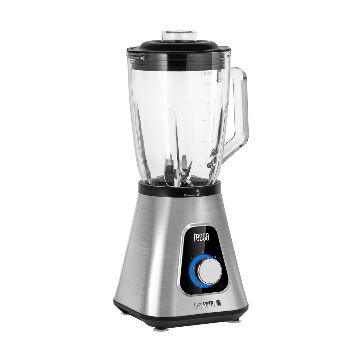 EASY EXPERT GO 1300W Blender, 1.5L Glass Jar + 600 ml Travel Mug - Carlat