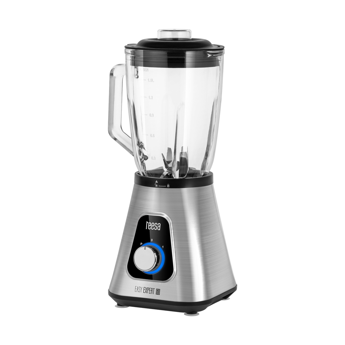 EASY EXPERT GO 1300W Blender, 1.5L Glass Jar + 600 ml Travel Mug - Carlat