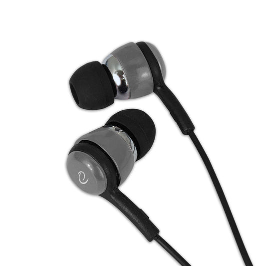 EH192K Esperanza In-Ear Headphones with Microphone, EH192, Black and Graphite - Carlat