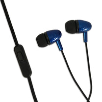 Esperanza EH193KB Esperanza In-Ear Headphones with Microphone EH193, Black and Blue – image 2