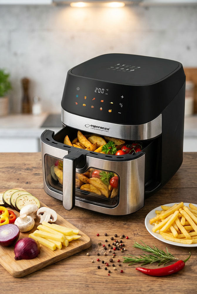 EKA005 Esperanza Oil-Free Air Fryer "Patate al Forno" 8 L, 1600 W - Carlat