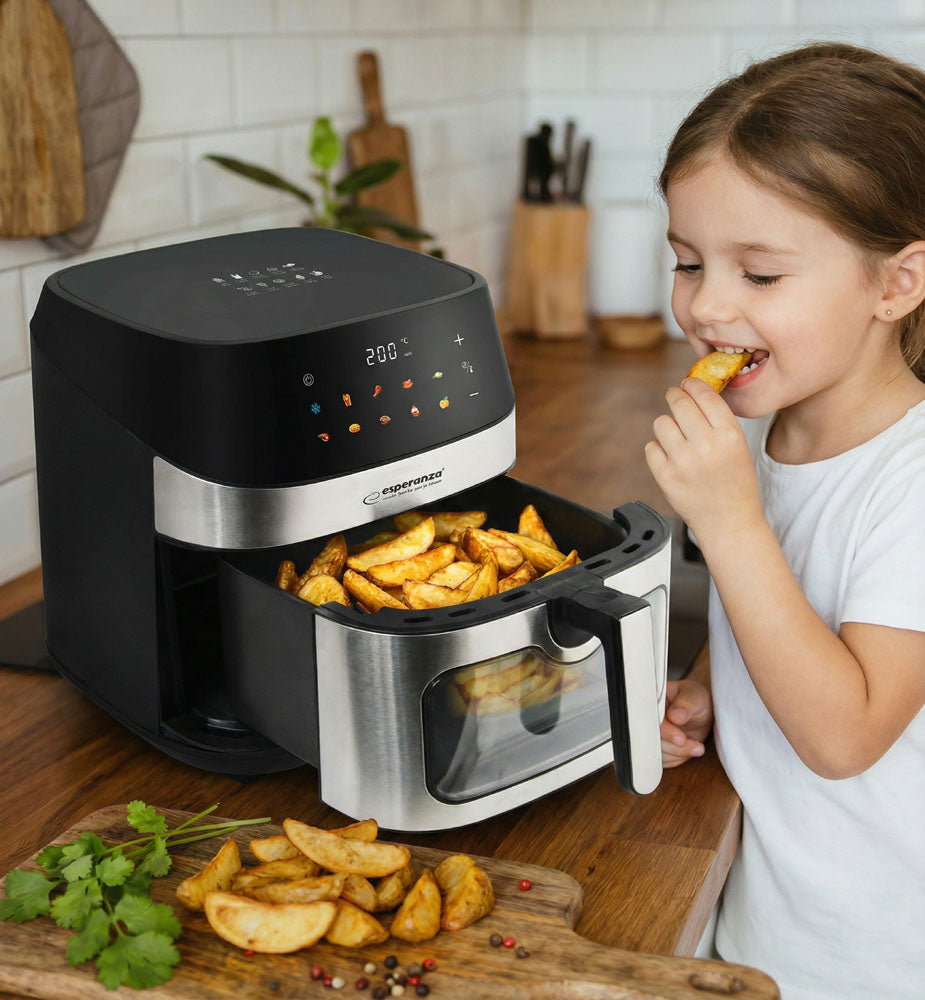 EKA005 Esperanza Oil-Free Air Fryer "Patate al Forno" 8 L, 1600 W - Carlat