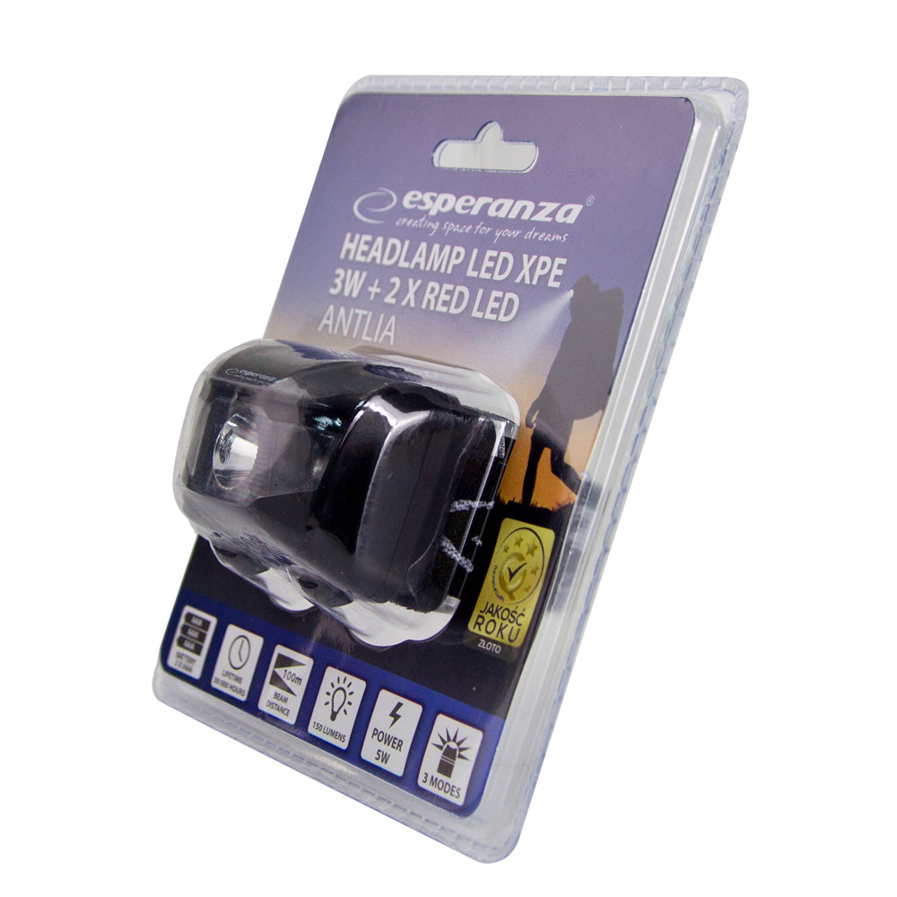 Esperanza Flashlights, hand lamps, headlamps, tourist – EOT036 Esperanza LED headlamp Antlia – image 5