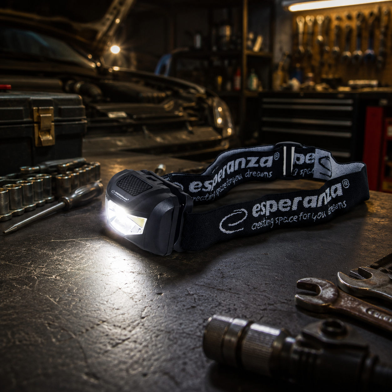 Esperanza Flashlights, hand lamps, headlamps, tourist – EOT037 Esperanza Crater LED Headlamp – image 6