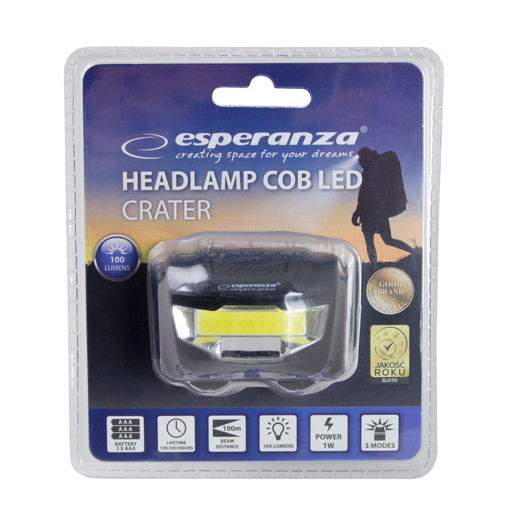 Esperanza Flashlights, hand lamps, headlamps, tourist – EOT037 Esperanza Crater LED Headlamp – image 8