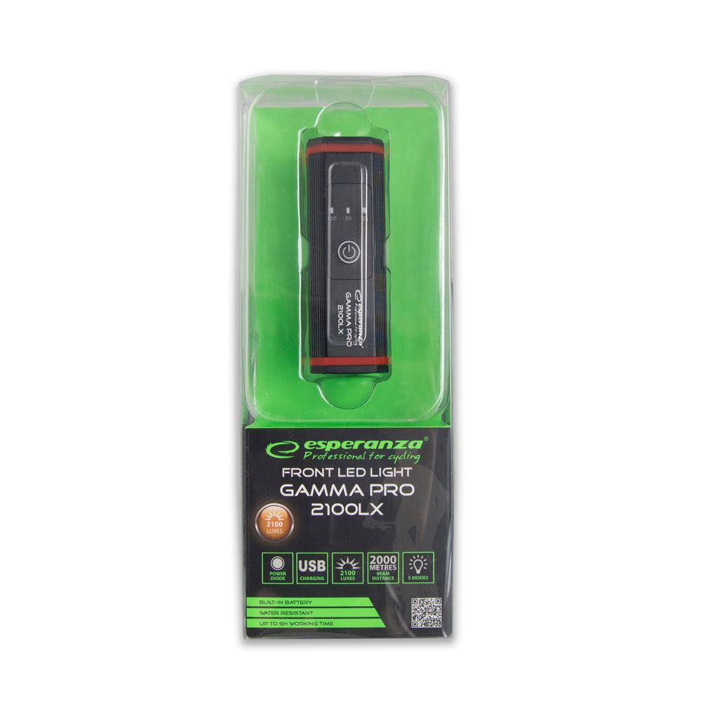 Esperanza EOT058 Esperanza professional LED front bicycle light 2in1 gamma pro 2100 lx – image 9