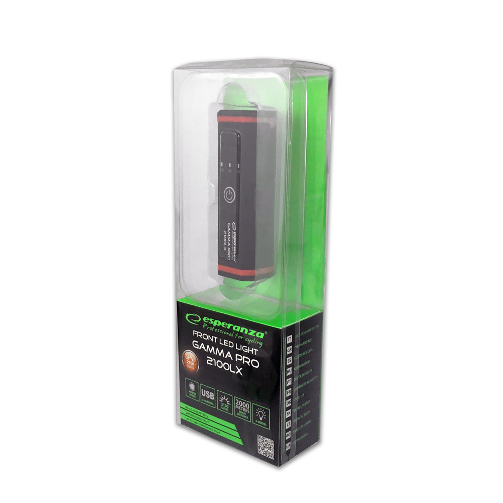 Esperanza EOT058 Esperanza professional LED front bicycle light 2in1 gamma pro 2100 lx – image 10