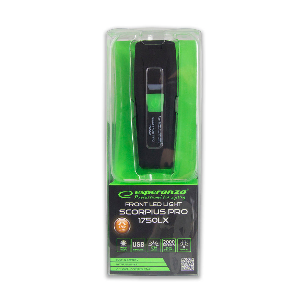 Esperanza EOT060 Esperanza professional LED bicycle light for the front scorpius pro 1750 lx – image 9