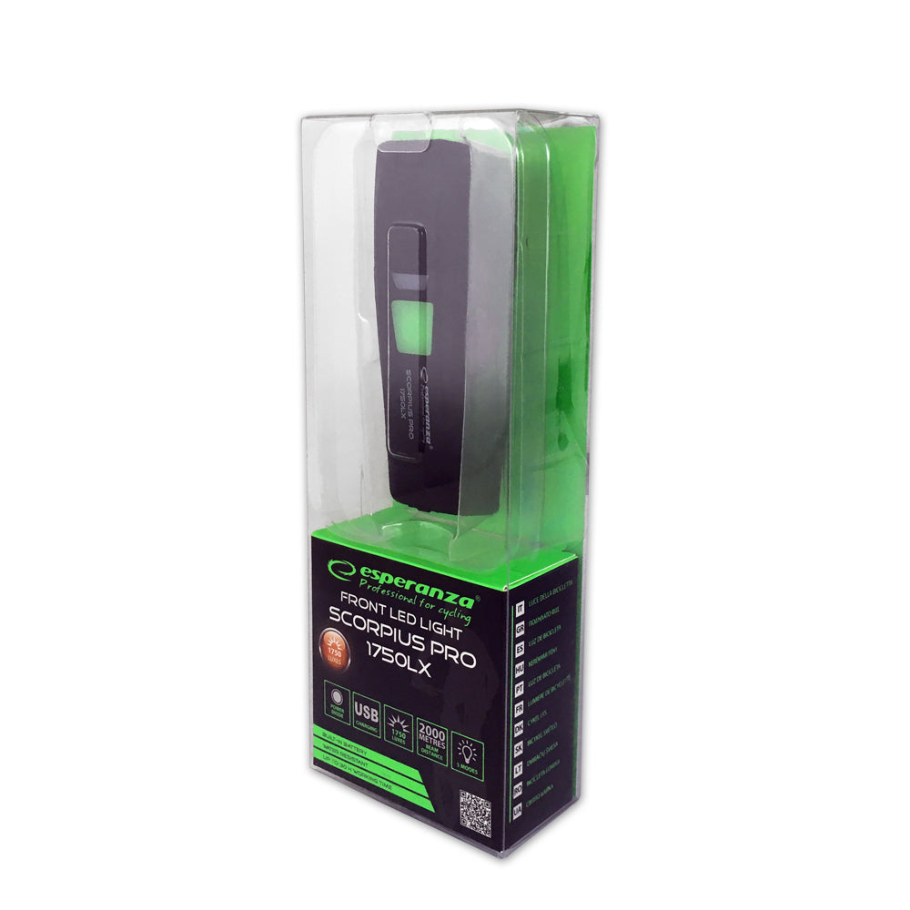 Esperanza EOT060 Esperanza professional LED bicycle light for the front scorpius pro 1750 lx – image 10
