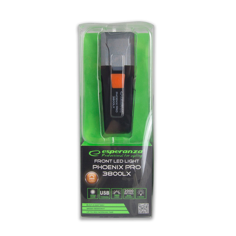 Esperanza EOT063 Esperanza professional LED bicycle light for the front phoenix pro 3800 lx – image 9