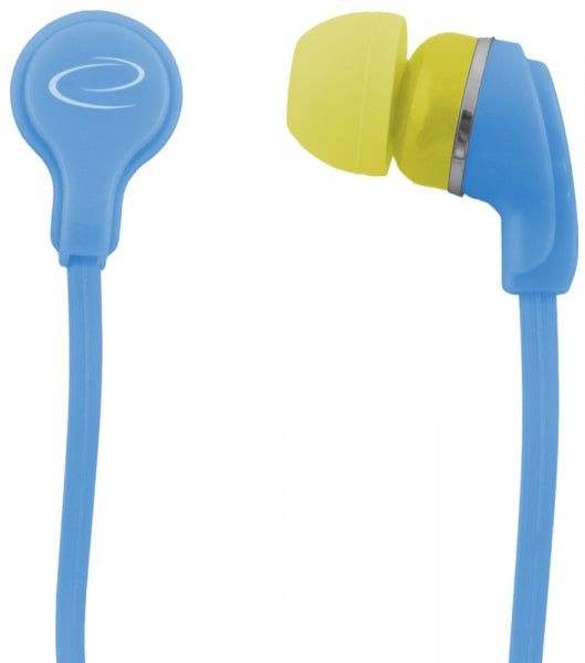Esperanza Earbuds – EH147T Esperanza In-Ear Headphones, Neon Turquoise