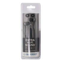 Esperanza Earbuds – EH161K Zipper In-Ear Headphones, Black, Esperanza – image 2