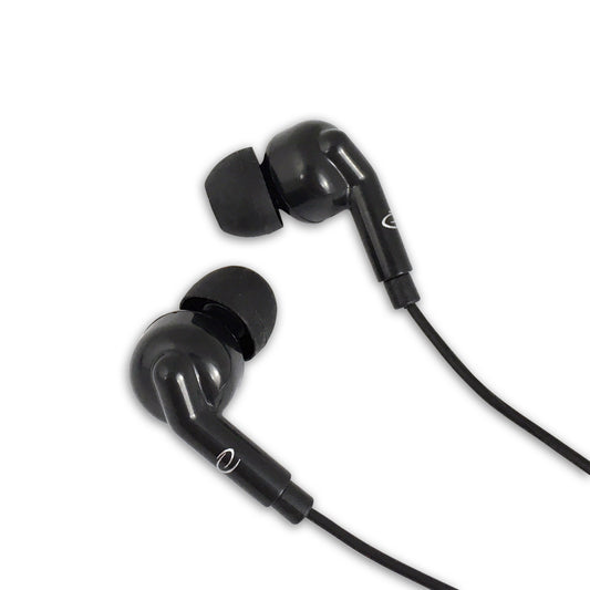 Earbuds – EH190K Esperanza In-Ear Headphones with Microphone EH190, Black - Carlat