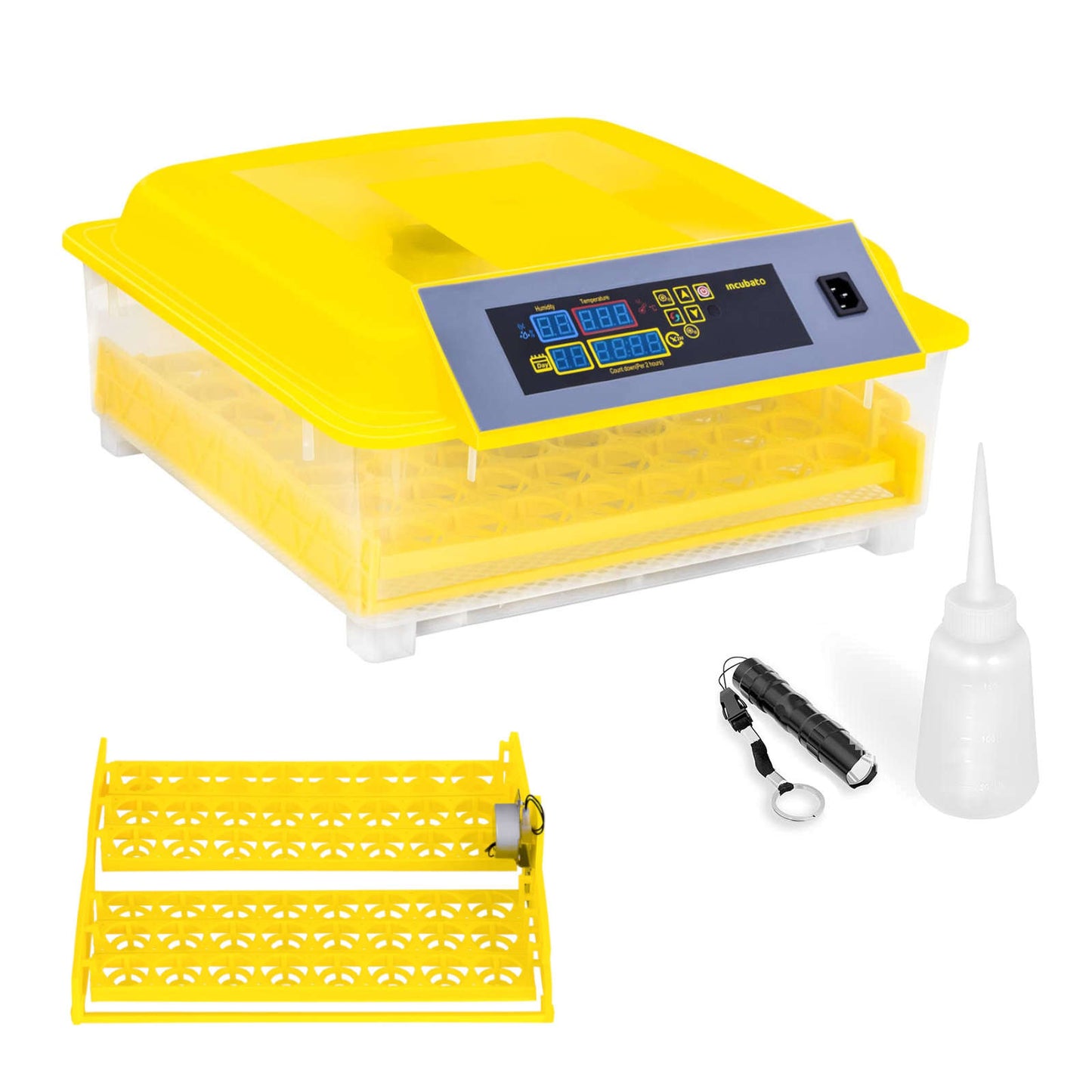Egg Incubators – Incubator hatcher for hatching 48 eggs + - Carlat