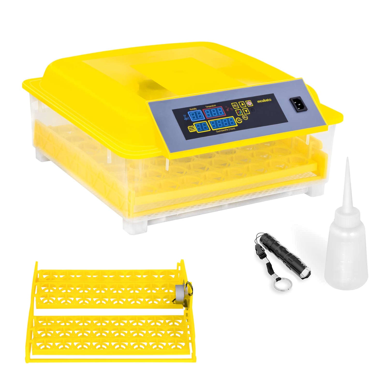 Egg Incubators – Incubator hatcher for hatching 48 eggs + - Carlat