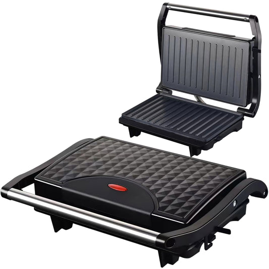 Electric Contact Grill, Folding Toaster, Panini and Sandwich Maker, 750 W - Carlat