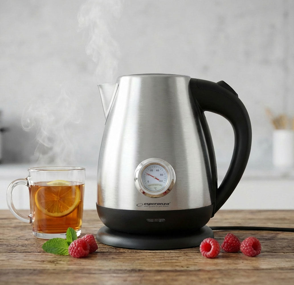 Esperanza Electric – EKK029 Esperanza Electric Kettle with Thermometer, Thames, 1.7 L – image 8