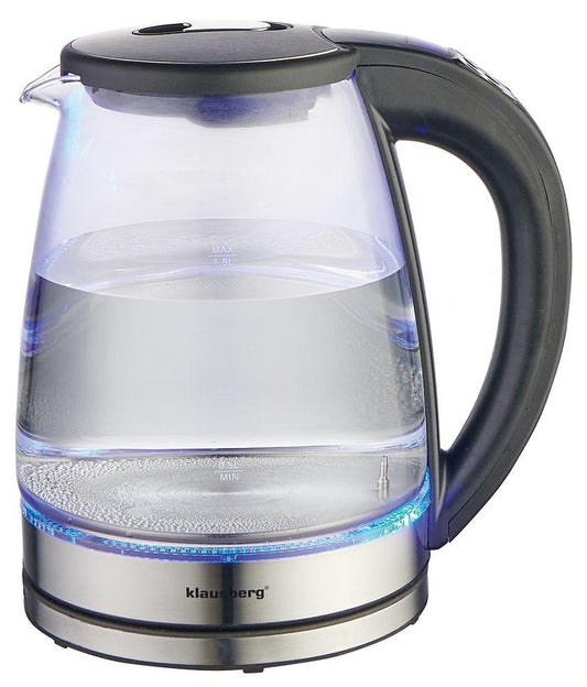 Electric – Electric kettle, glass, with LED, 1.8 L, Klausberg, KB-7887 - Carlat