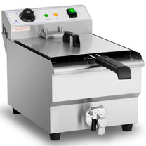 Electric Fryer with drain tap 230 V 3200 W 13 l - Carlat