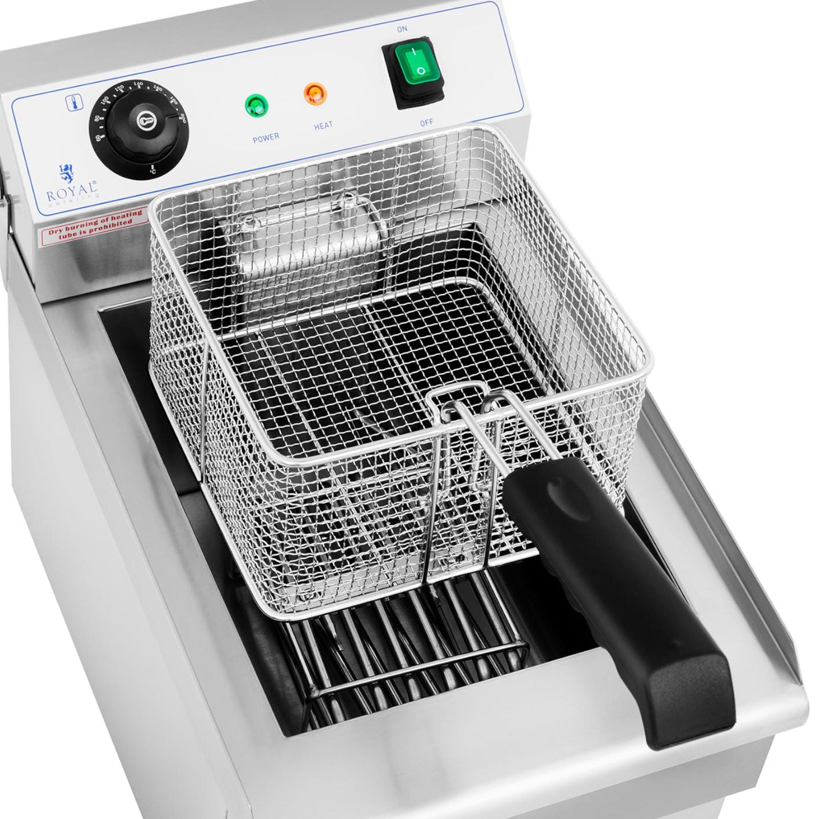 Electric Fryer with drain tap 230 V 3200 W 13 l - Carlat