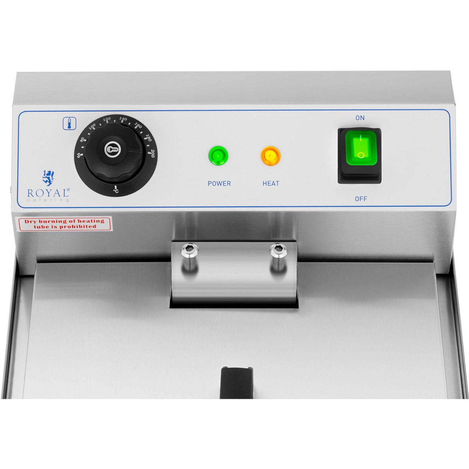 Electric Fryer with drain tap 230 V 3200 W 13 l - Carlat