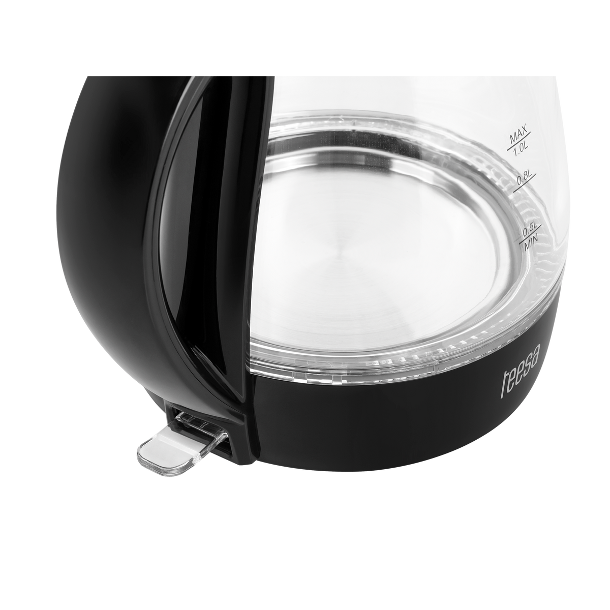 Teesa Electric – TEESA Electric Kettle, Glass, 1630 W, Black, 1 L – image 3