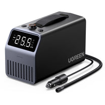 Electric car tire pump with display 150 PSI 3x4500mAh 12V - gray - Carlat