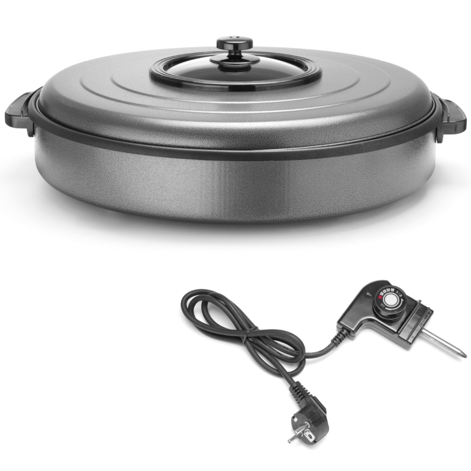Electric frying and baking pan 55cm 1600W - Hendi 239605 - Carlat