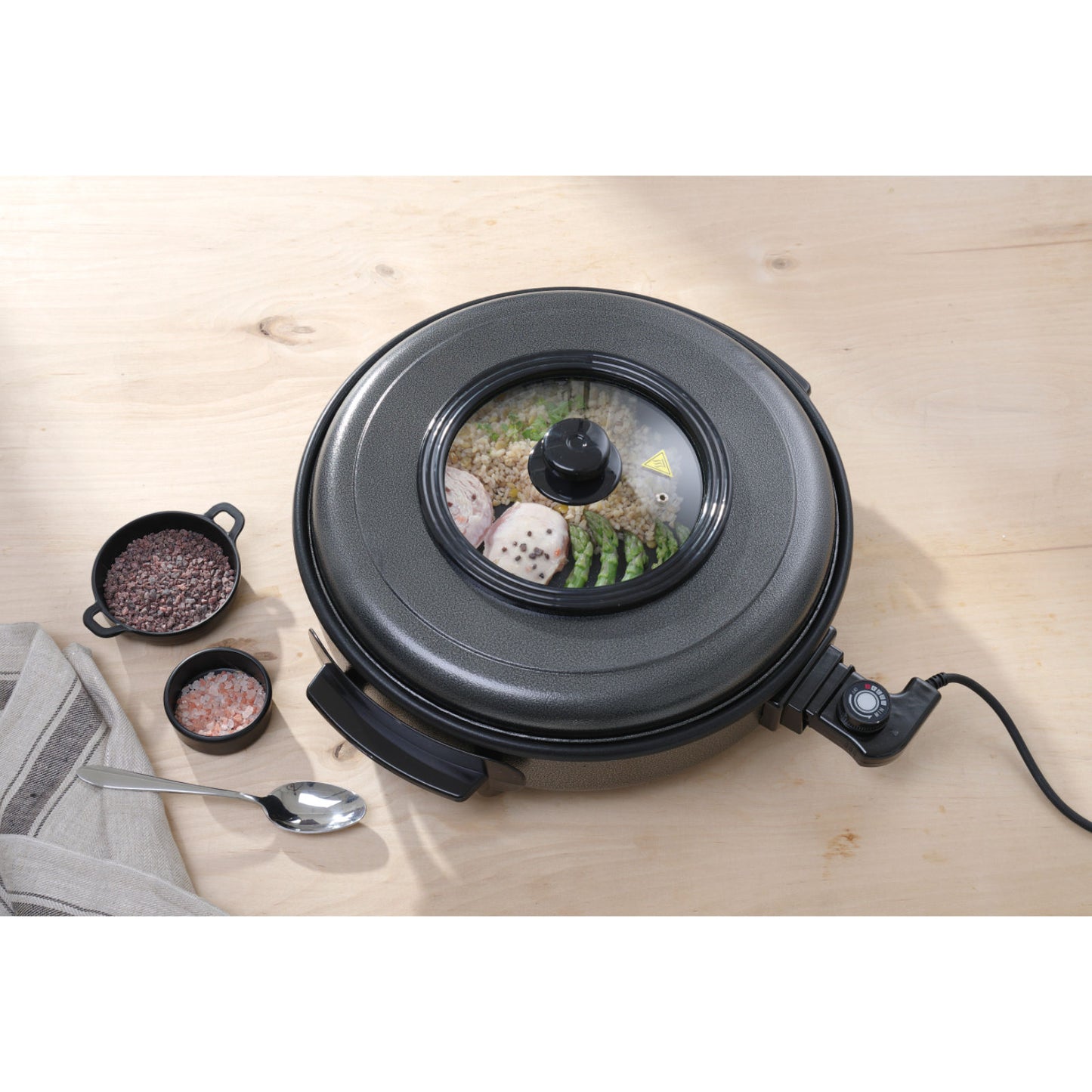 Electric frying and baking pan 55cm 1600W - Hendi 239605 - Carlat