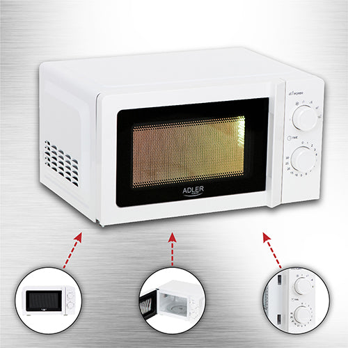 Electric, gas, induction, and microwave – AD 6205 20-liter Microwave Oven - Carlat