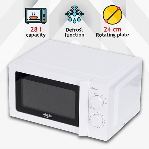 Electric, gas, induction, and microwave – AD 6205 20-liter Microwave Oven - Carlat