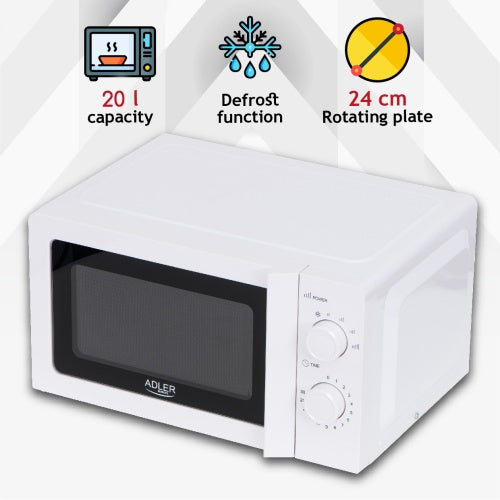 Electric, gas, induction, and microwave – AD 6205 20-liter Microwave Oven - Carlat