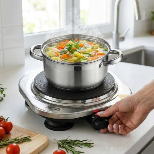 Electric, gas, induction, and microwave – CR 6510 Single-burner Electric Stove - Carlat