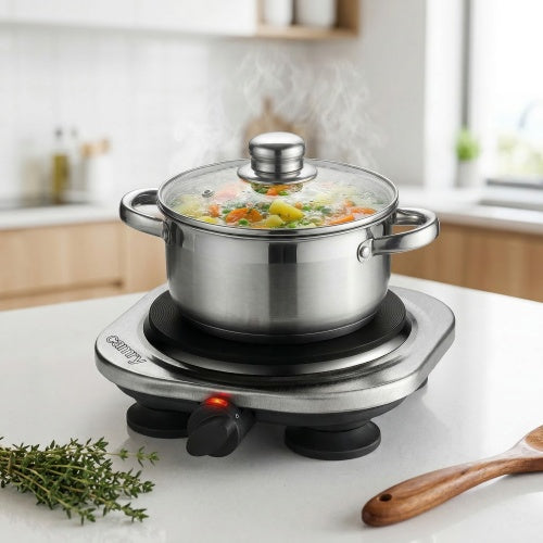 Electric, gas, induction, and microwave – CR 6510 Single-burner Electric Stove - Carlat