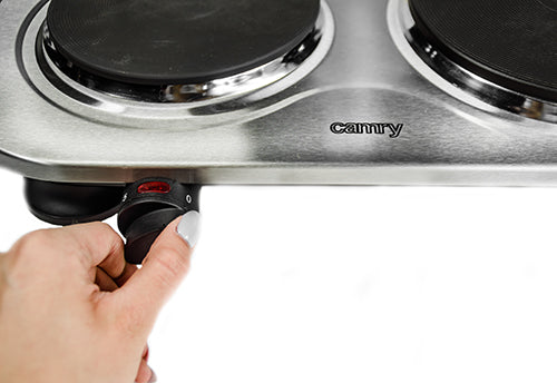Electric, gas, induction, and microwave – CR 6511 Two-burner electric stove - Carlat