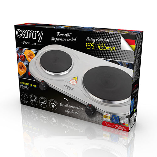 Electric, gas, induction, and microwave – CR 6511 Two-burner electric stove - Carlat