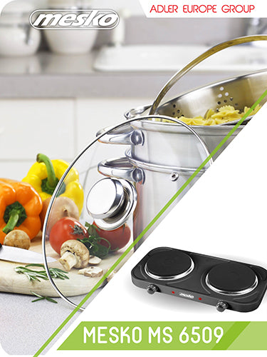 Electric, gas, induction, and microwave – MS 6509 Two-burner Electric Stove - Carlat
