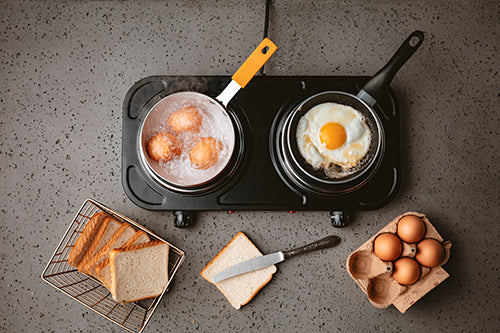 Electric, gas, induction, and microwave – MS 6509 Two-burner Electric Stove - Carlat