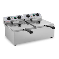 Electric gastronomy Fryer TIMER 230 V 2 x 3200W 2 x 10 L - Carlat