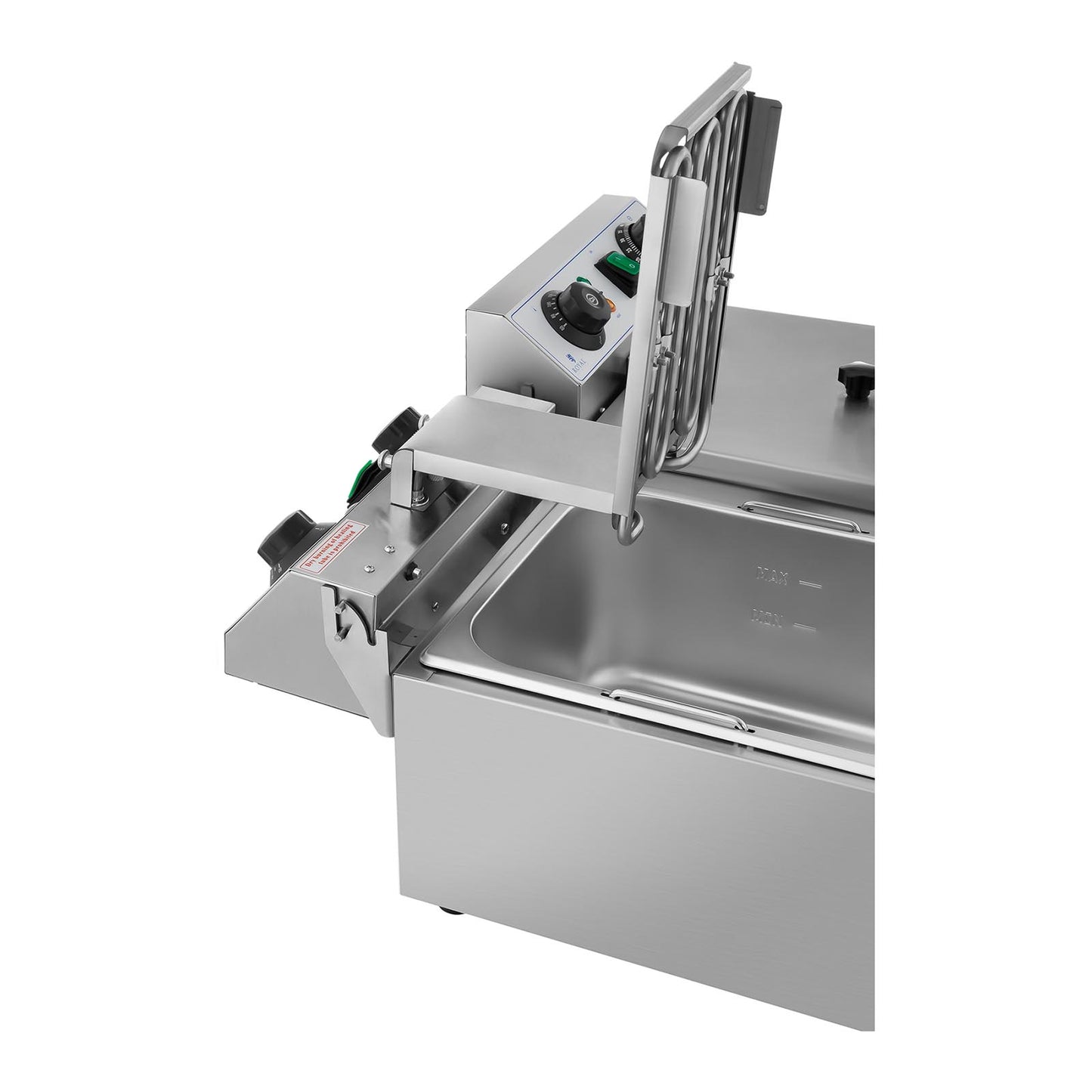 Electric gastronomy Fryer TIMER 230 V 2 x 3200W 2 x 10 L - Carlat