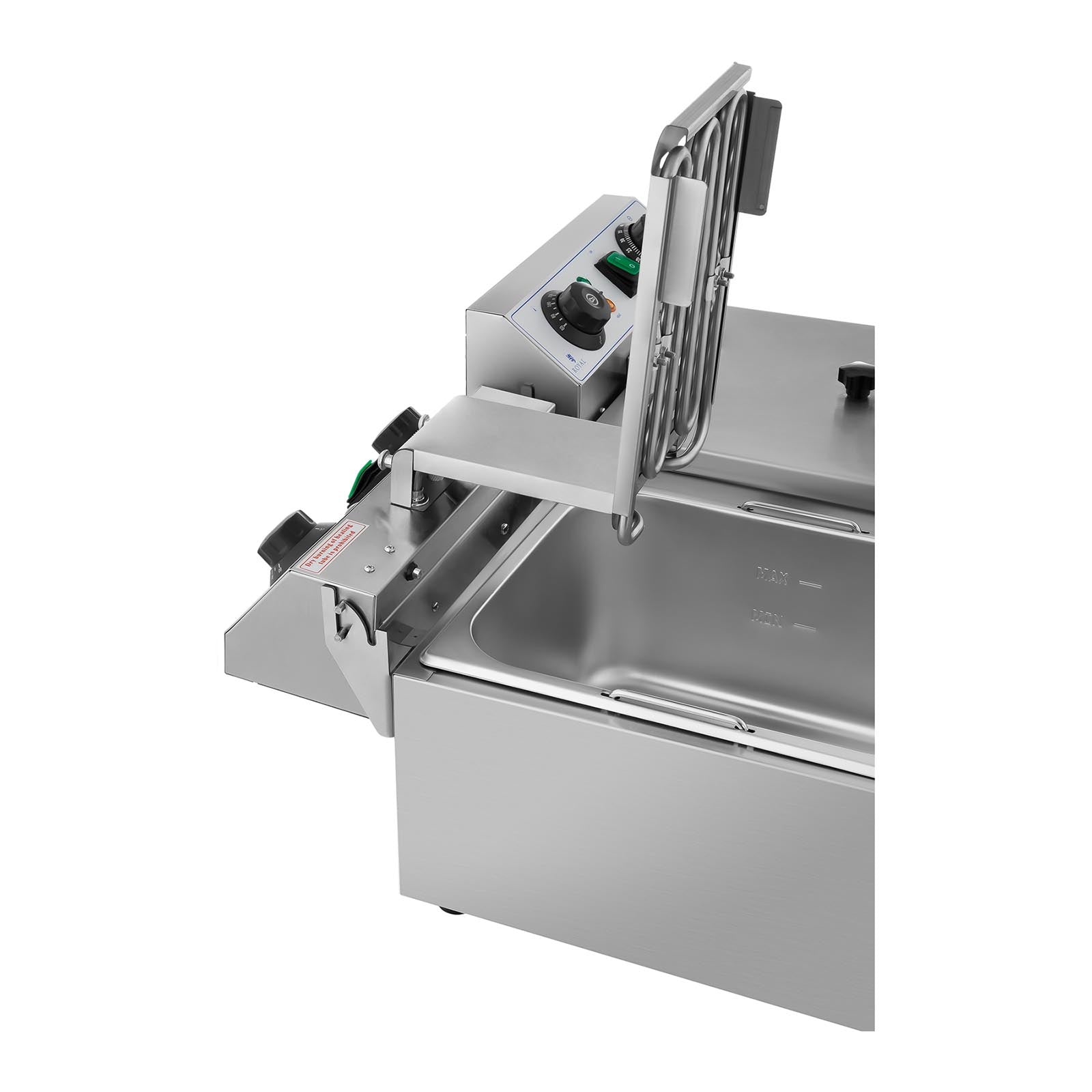 Electric gastronomy Fryer TIMER 230 V 2 x 3200W 2 x 10 L - Carlat