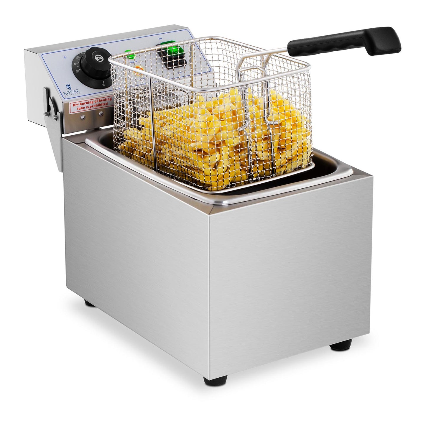 Electric gastronomy hot fryer 230 V 3200W 8 L - Carlat
