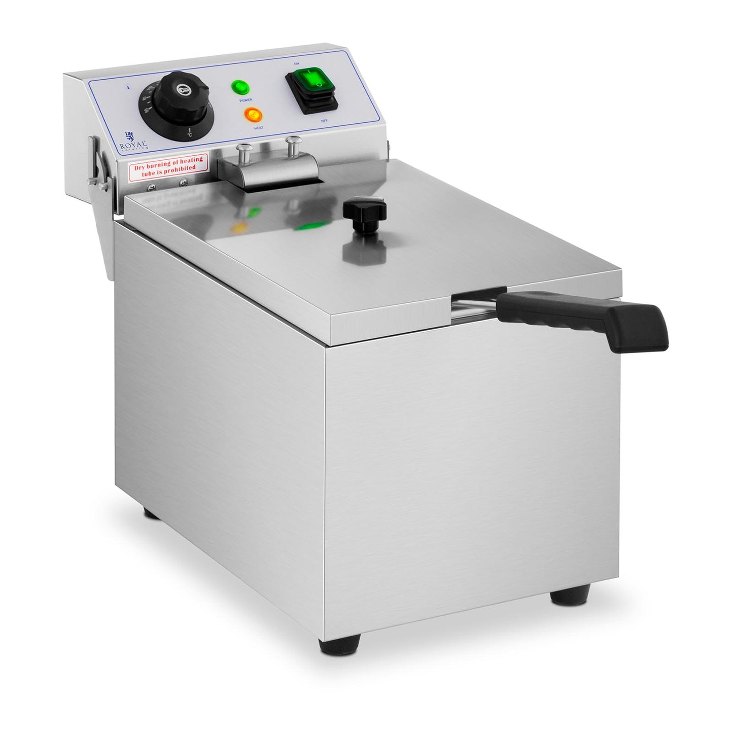 Electric gastronomy hot fryer 230 V 3200W 8 L - Carlat