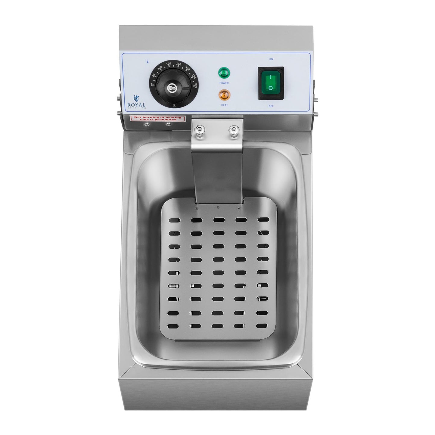 Electric gastronomy hot fryer 230 V 3200W 8 L - Carlat